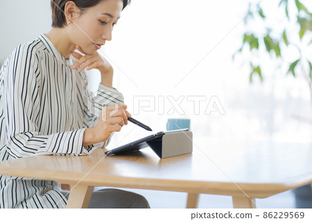 LCD tablet home work female LCD tablet home work female 86229569