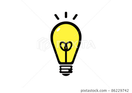 Illustration of a light bulb Illustration of a light bulb 86229742