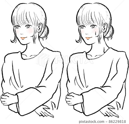 一個穿著桑拿雨披的女人進入桑拿房。長發女。 一個穿著桑拿雨披的女人進入桑拿房。長發女。 86229818