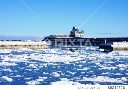 鄂霍次克海塔和鄂霍次克海北海道 86230328