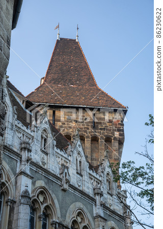 Vajdahunyad Castle in Budapest, Hungary 86230622