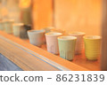 Cup show window 86231839