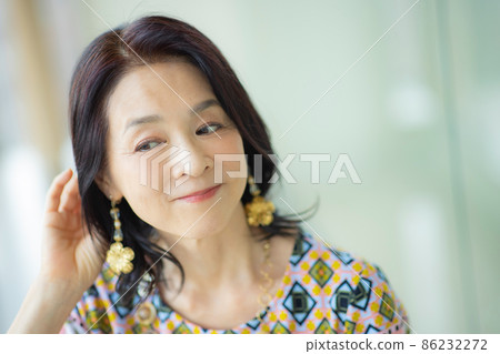 Beauty women in their 60s Beauty women in their 60s 86232272