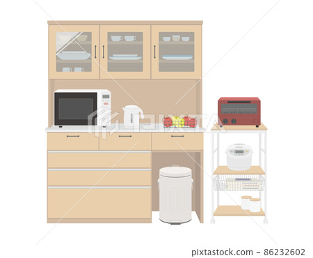 廚房儲物的插圖 廚房儲物的插圖 86232602