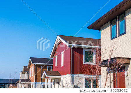 New town with new houses New town with new houses 86233082