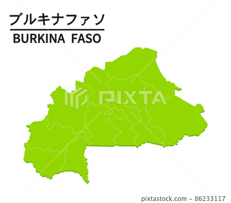 布基納法索世界地圖插圖 86233117