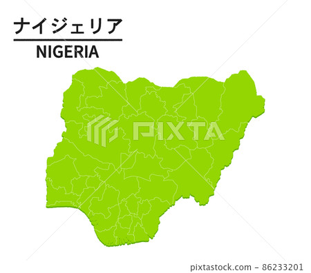 尼日利亞世界地圖插圖 86233201