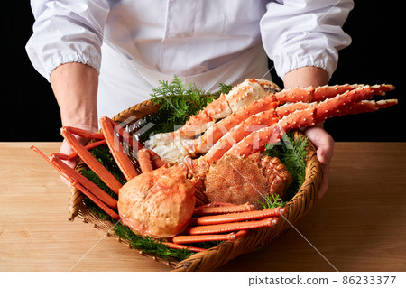 帝王蟹、雪蟹、毛蟹3種蟹拼盤 帝王蟹、雪蟹、毛蟹3種蟹拼盤 86233377