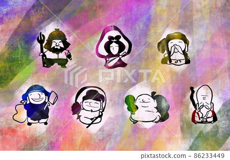 Seven Lucky Gods (background image) 86233449