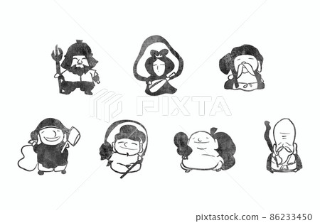 Seven Lucky Gods (background image) 86233450