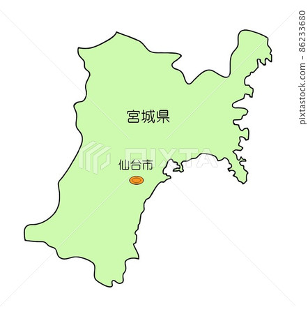 日本宮城縣地圖 日本宮城縣地圖 86233680