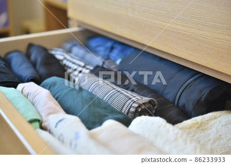 In the drawer of the chest of drawers 86233933