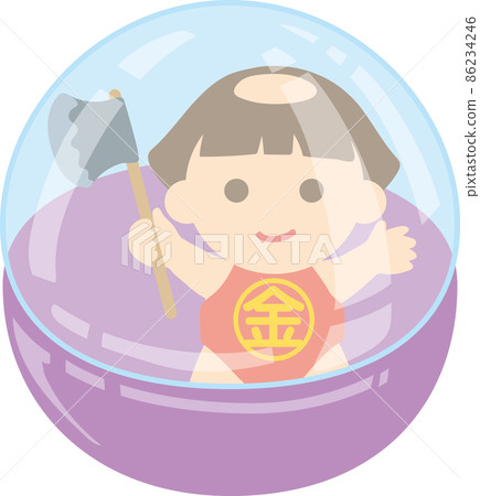 五月扭蛋膠囊_金太郎 86234246