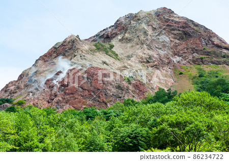 Showa Shinzan in summer Showa Shinzan in summer 86234722