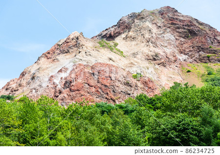 Showa Shinzan in summer Showa Shinzan in summer 86234725