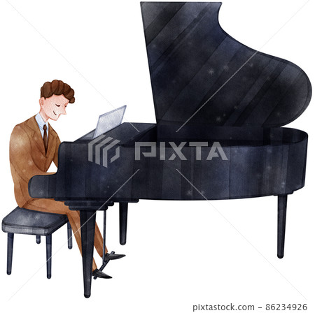 Jazz music watercolor clipart png 86234926