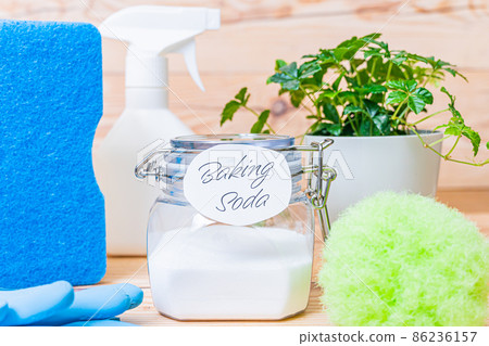 Baking soda natural cleaning image 86236157