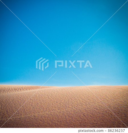 The landscape with Chara desert sands colored The landscape with Chara desert sands colored 86236237