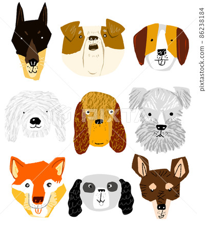 Face set_dog Face set_dog 86238184