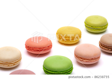 Colorful macaroon placement 86238735