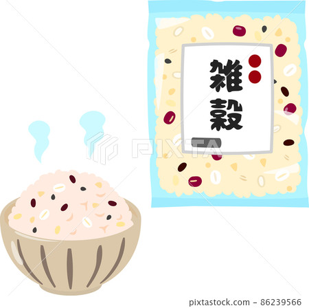 Rice with millet and commercially available millet Rice with millet and commercially available millet 86239566