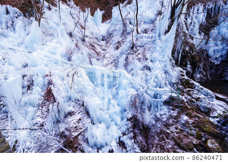 Chichibu's three major ice pillars, Onouchi ice pillar Chichibu's three major ice pillars, Onouchi ice pillar 86240471