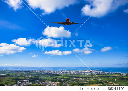 Ishigaki city from the emerald observatory Ishigaki city from the emerald observatory 86241101