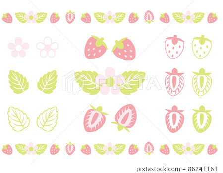 草莓花葉套裝 草莓花葉套裝 86241161