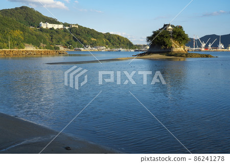 [瀨戶內海國立公園]廣島縣尾道市尾道聖米歇爾山海岸的觀音10 86241278