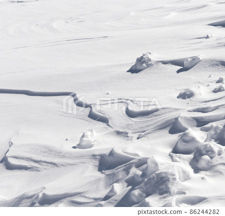 Fragment of fresh snow Fragment of fresh snow 86244282
