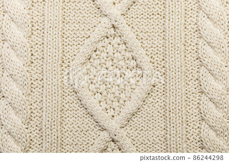 Knitted fabric texture 86244298