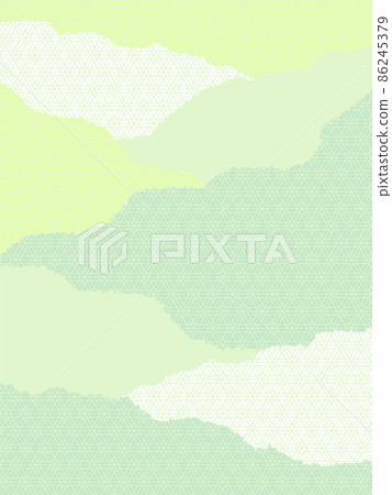 Green sesame pattern 86245379