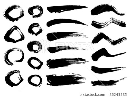 Brush circle and line Brush circle and line 86245385