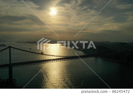 福岡縣北九州市關門橋 86245472