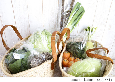 Vegetables in a Marche bag Vegetables in a Marche bag 86245614