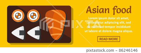 Asian food banner horizontal concept Asian food banner horizontal concept 86246146