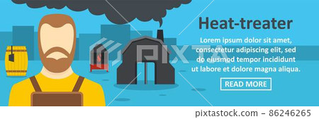 Heat treater banner horizontal concept 86246265