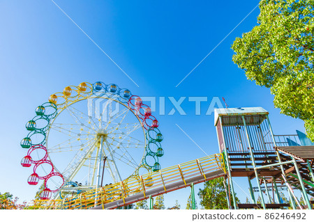 Scenery with Horiuchi Park and Ferris wheel <Anjo City, Aichi Prefecture> 86246492