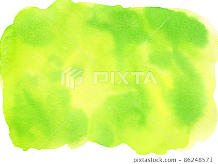 Watercolor bleeding square surface (yellowish green) Watercolor bleeding square surface (yellowish green) 86248571
