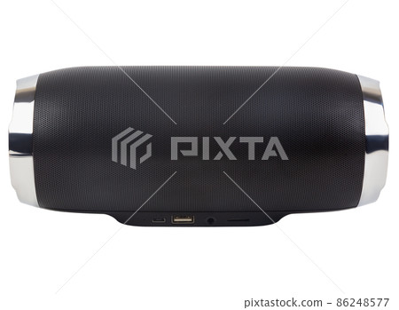 black modern music boombox portable bluetooth speaker 86248577