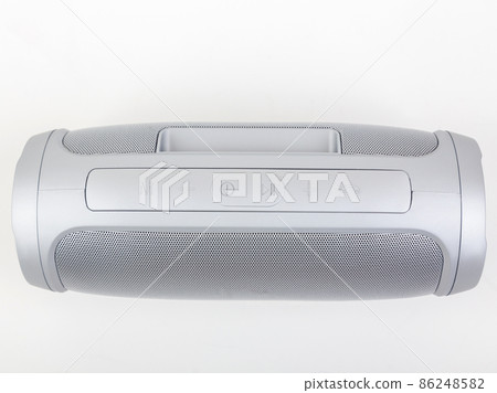 silver modern music boombox portable bluetooth speaker silver modern music boombox portable bluetooth speaker 86248582