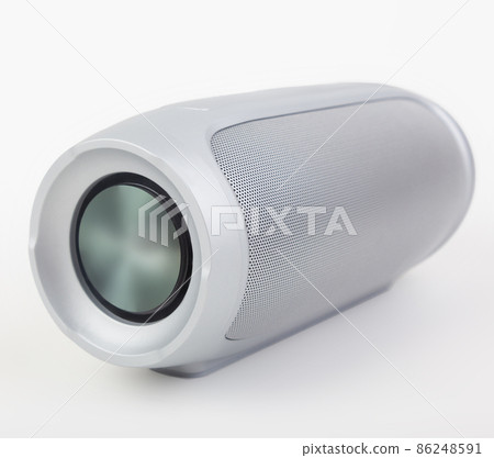 silver modern music boombox portable bluetooth speaker silver modern music boombox portable bluetooth speaker 86248591