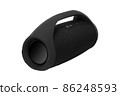 black modern music boombox portable bluetooth speaker 86248593