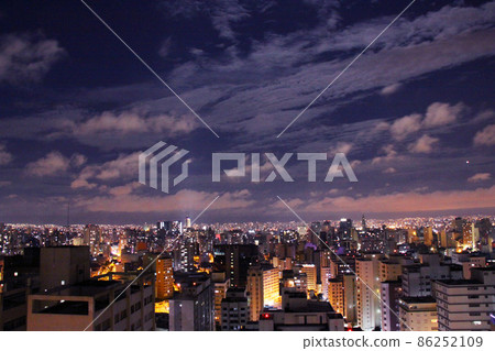 巴西聖保羅市夜景 巴西聖保羅市夜景 86252109