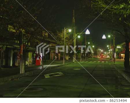 夜晚的嵐山長辻通 夜晚的嵐山長辻通 86253494