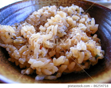 Okinawan local cuisine Juicy cooked rice Okinawan local cuisine Juicy cooked rice 86254718