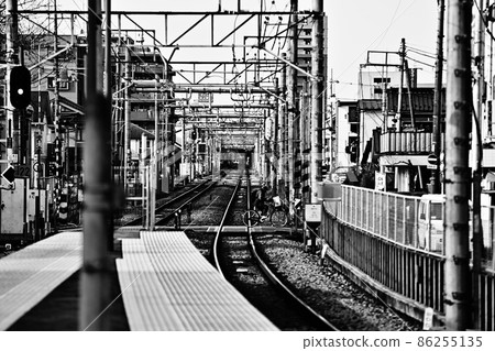 單色鐵路風景 傳奇風景 只是鐵路風景 自行車穿越鐵路道口就在擴展平台之外 日常風景 單色鐵路風景 傳奇風景 只是鐵路風景 自行車穿越鐵路道口就在擴展平台之外 日常風景 86255135