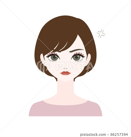 憤怒的女性憤怒 86257394