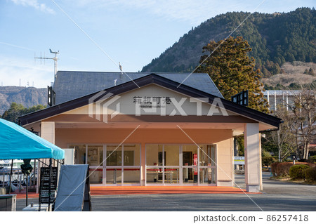 富士山、蘆之湖、箱根町港 86257418