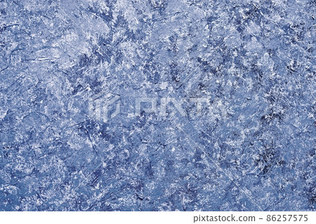 abstract textured blue plaster putty background. rough structure. 86257575